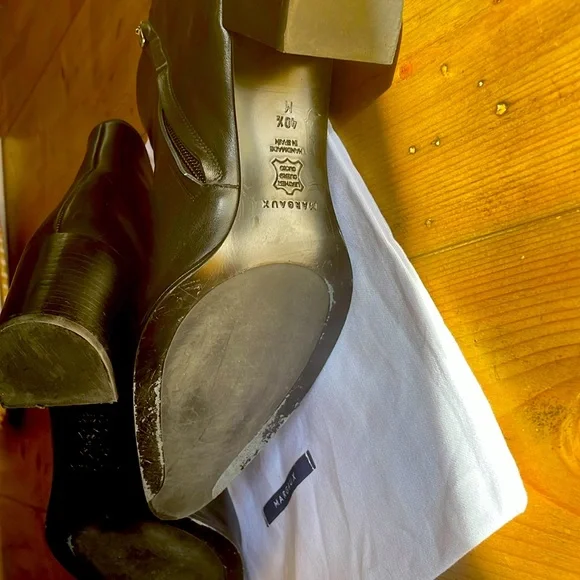 Margaux Black Ankle Boots - Picture 3 of 5